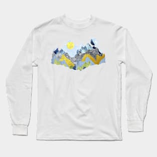 Topaz and Emerald Mountains Long Sleeve T-Shirt